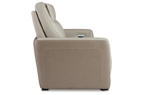 Battleville Almond Power Reclining Sofa, Loveseat and Recliner from Ashley - Luna Furniture