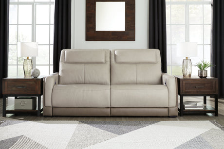 Battleville Almond Power Reclining Sofa, Loveseat and Recliner from Ashley - Luna Furniture