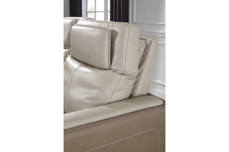 Battleville Almond Power Reclining Sofa and Loveseat from Ashley - Luna Furniture