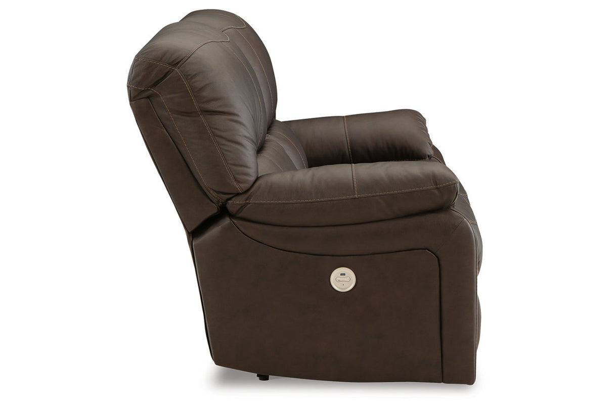 Leesworth  Power Reclining Sofa, Loveseat and Recliner -  Ashley - Luna Furniture