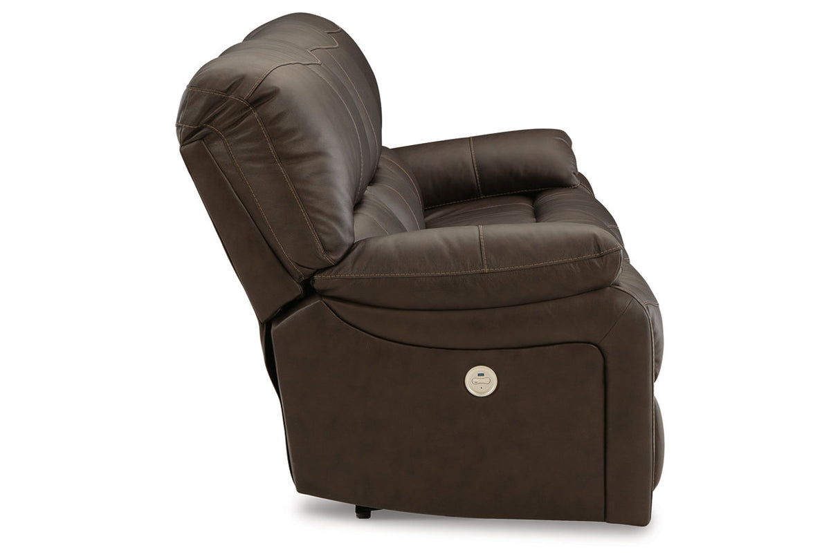 Leesworth  Power Reclining Sofa, Loveseat and Recliner -  Ashley - Luna Furniture