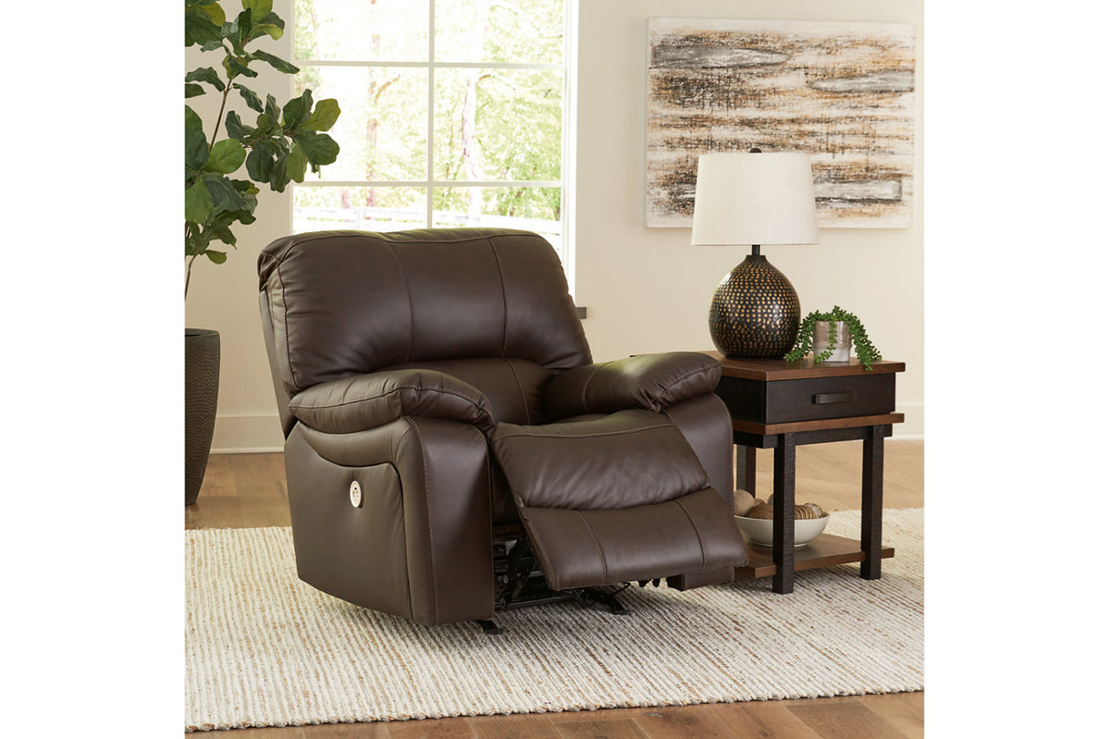 Leesworth  Power Reclining Sofa, Loveseat and Recliner -  Ashley - Luna Furniture