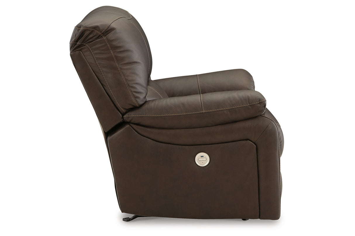 Leesworth  Power Reclining Sofa, Loveseat and Recliner -  Ashley - Luna Furniture