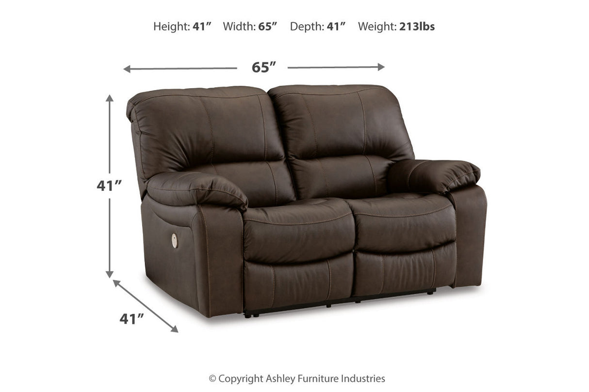 Leesworth  Power Reclining Sofa, Loveseat and Recliner -  Ashley - Luna Furniture