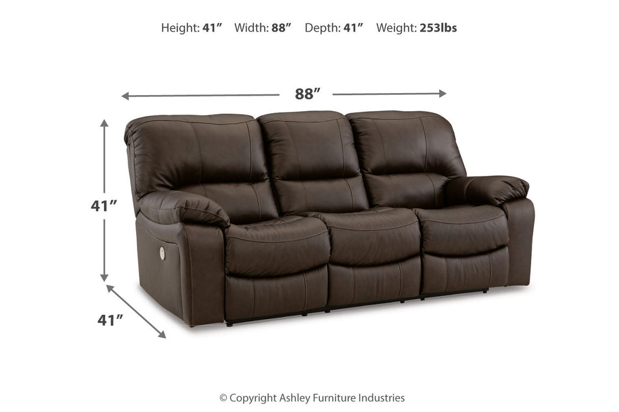 Leesworth  Power Reclining Sofa, Loveseat and Recliner -  Ashley - Luna Furniture