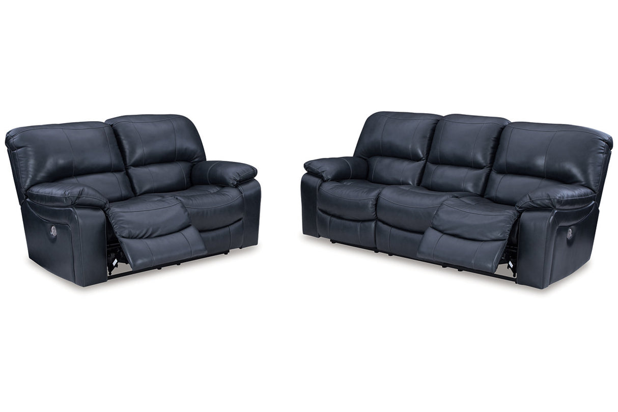 Leesworth  Power Reclining Sofa, Loveseat and Recliner -  Ashley - Luna Furniture