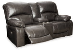 Hallstrung Gray Power Reclining Living Room Set from Ashley - Luna Furniture