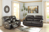 Hallstrung Gray Power Reclining Living Room Set from Ashley - Luna Furniture