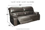 Hallstrung Gray Power Reclining Living Room Set from Ashley - Luna Furniture