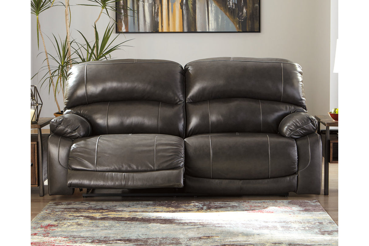 Hallstrung Gray Power Reclining Living Room Set from Ashley - Luna Furniture