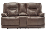 Wurstrow Umber Power Reclining Sofa and Loveseat -  Ashley - Luna Furniture
