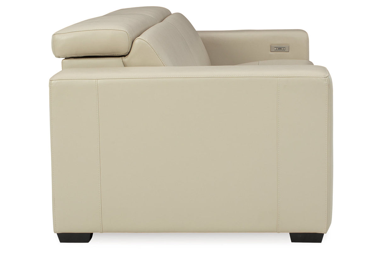 Texline Sand 3-Piece Power Reclining Sectional Loveseat -  Ashley - Luna Furniture