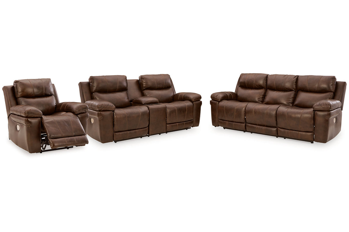 Edmar  Power Reclining Sofa, Loveseat and Recliner -  Ashley - Luna Furniture