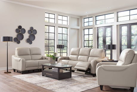 Mercomatic  Power Reclining Sofa, Loveseat and Recliner -  Ashley - Luna Furniture