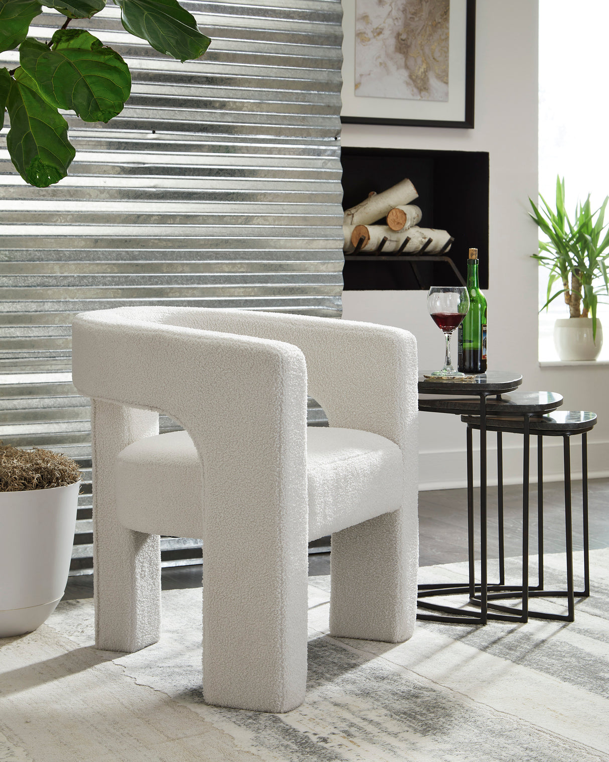 Embrace Ivory Accent Chair from Happy Homes - Luna Furniture