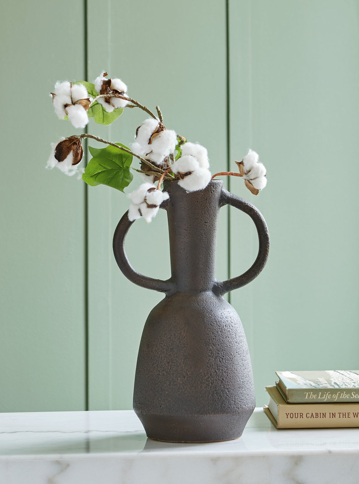 Aadeen Distressed Brown Vase - A2000673