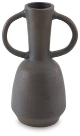 Aadeen Distressed Brown Vase - A2000673