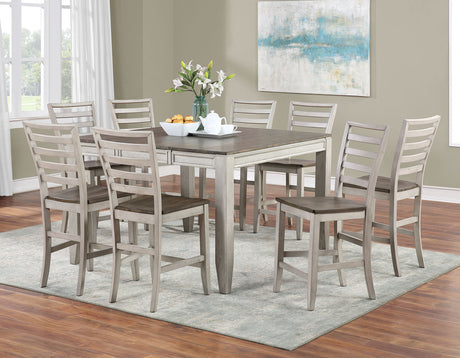 Abacus 5-Piece Counter Dining Set(Counter Table & 4 Counter Chairs) from Steve Silver - Luna Furniture