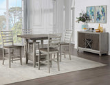 Abacus 5-Piece Counter Drop-Leaf Dining Set(Table & 4 Chairs) from Steve Silver - Luna Furniture