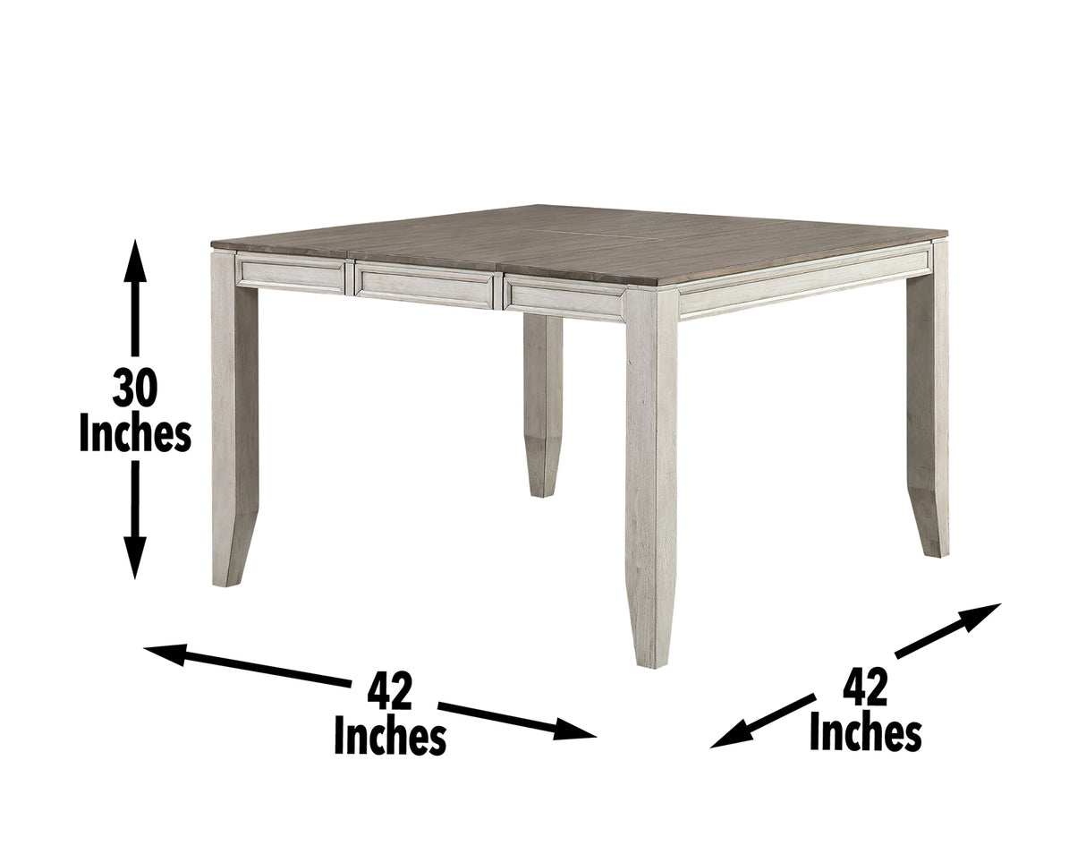 Abacus 5-Piece Counter Drop-Leaf Dining Set(Table & 4 Chairs) from Steve Silver - Luna Furniture