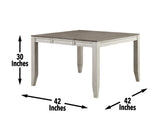 Abacus 5-Piece Counter Drop-Leaf Dining Set(Table & 4 Chairs) from Steve Silver - Luna Furniture