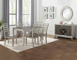 Abacus 5-Piece Dining Set(Table & 4 Side Chairs) from Steve Silver - Luna Furniture