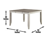 Abacus 54-inch w/18-inch Butterfly Leaf Counter Table from Steve Silver - Luna Furniture