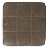 Abalone 3-Piece Sectional with Ottoman in Chocolate from Ashley - Luna Furniture