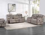 Abilene Manual Recliner, Tan - ABE900CN