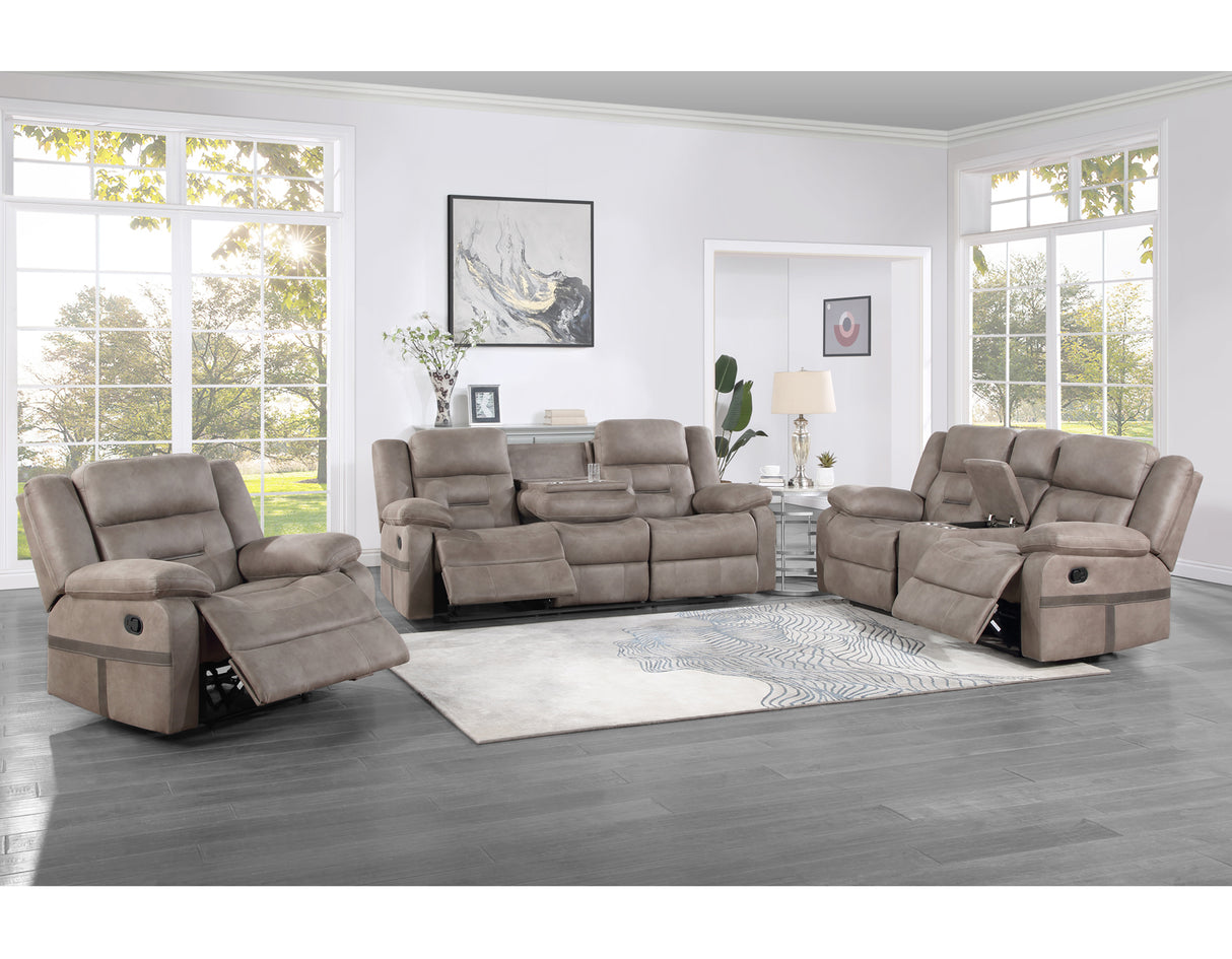 Abilene Manual Recliner, Tan - ABE900CN