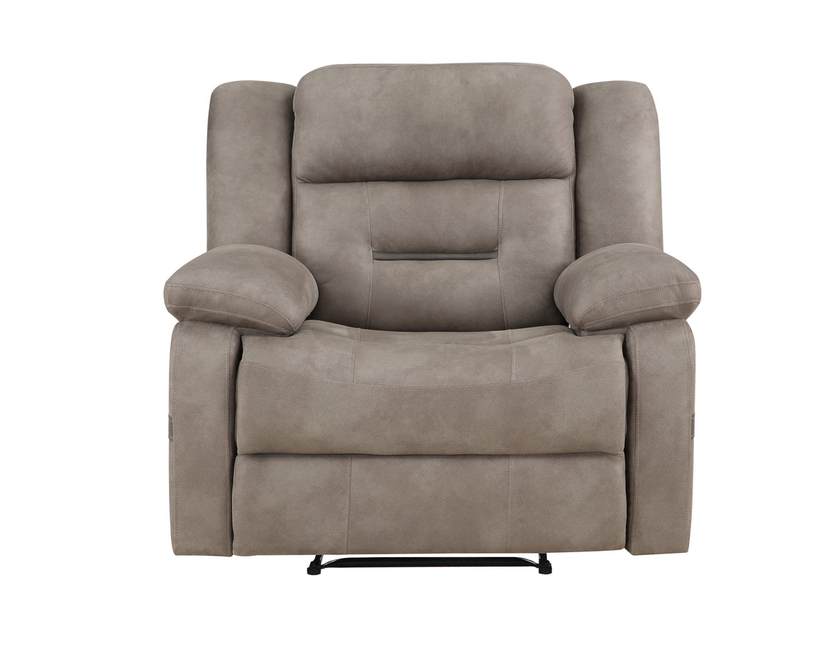 Abilene Manual Recliner, Tan - ABE900CN