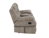 Abilene Manual Reclining Console Loveseat, Tan - ABE900CLN