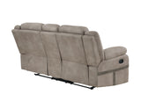 Abilene Manual Reclining Console Loveseat, Tan - ABE900CLN