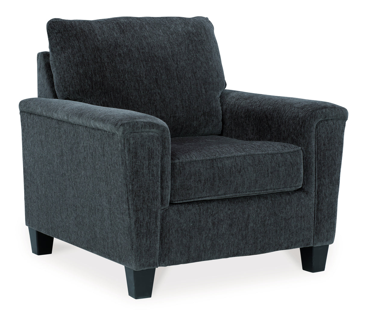 Abinger Chair and Ottoman in Smoke - PKG008218