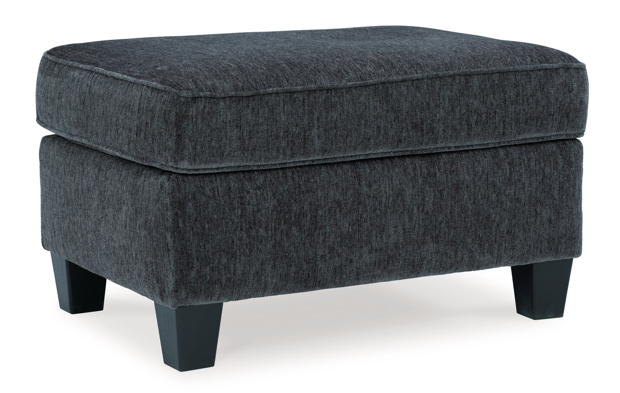 Abinger Chair and Ottoman in Smoke - PKG008218