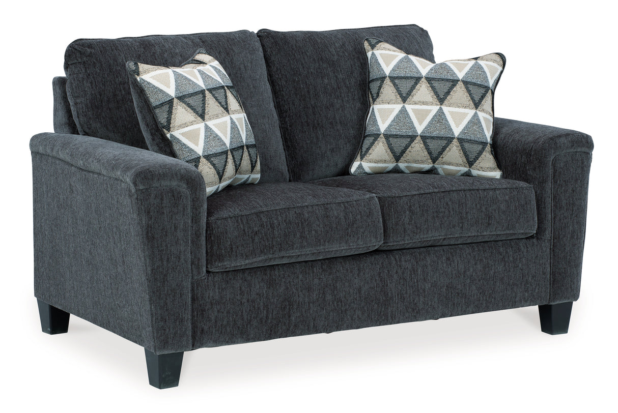 Abinger Sofa and Loveseat in Smoke - PKG008219