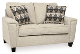 Abinger Sofa, Loveseat, Chair and Ottoman in Natural - PKG007345