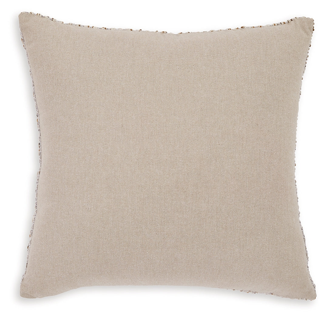Abler Ivory/Gray/Gold Pillow (Set of 4) - A1001068