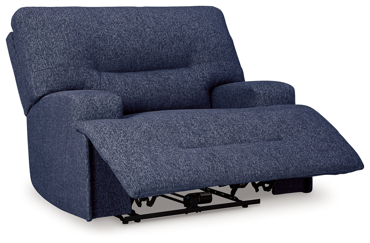 Acklen Place Navy Oversized Power Recliner - 9360782