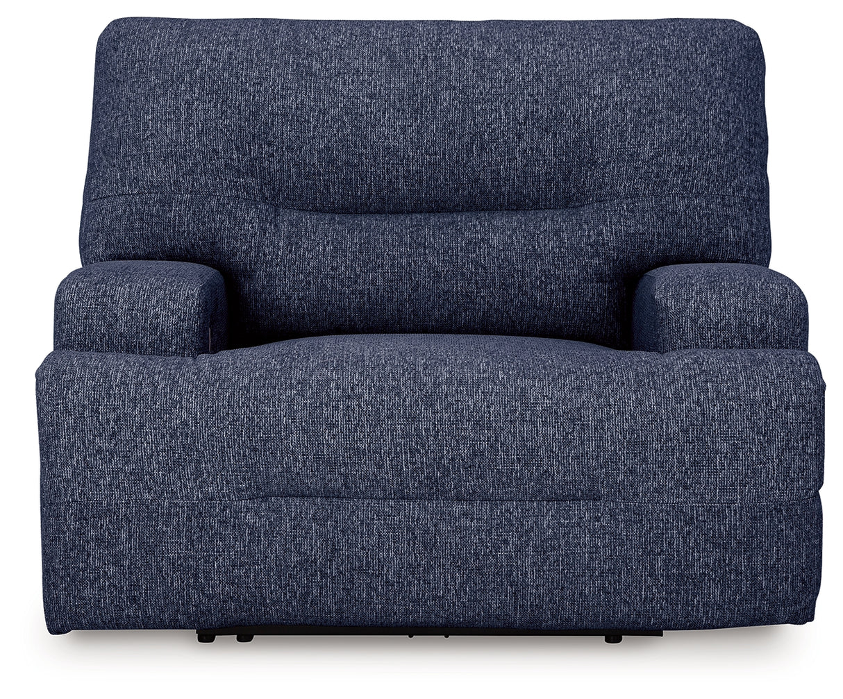 Acklen Place Navy Oversized Power Recliner - 9360782