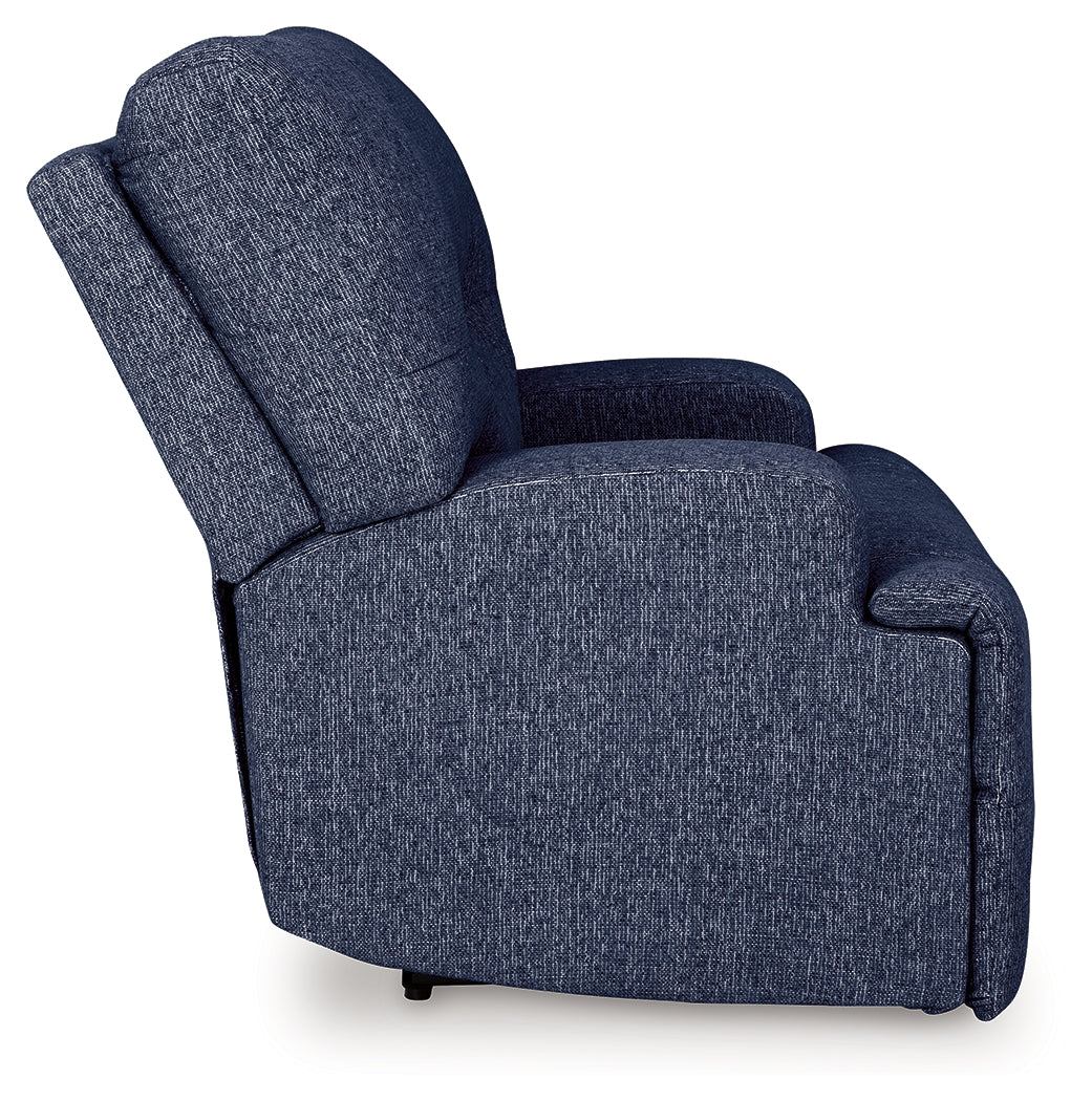 Acklen Place Navy Oversized Power Recliner - 9360782