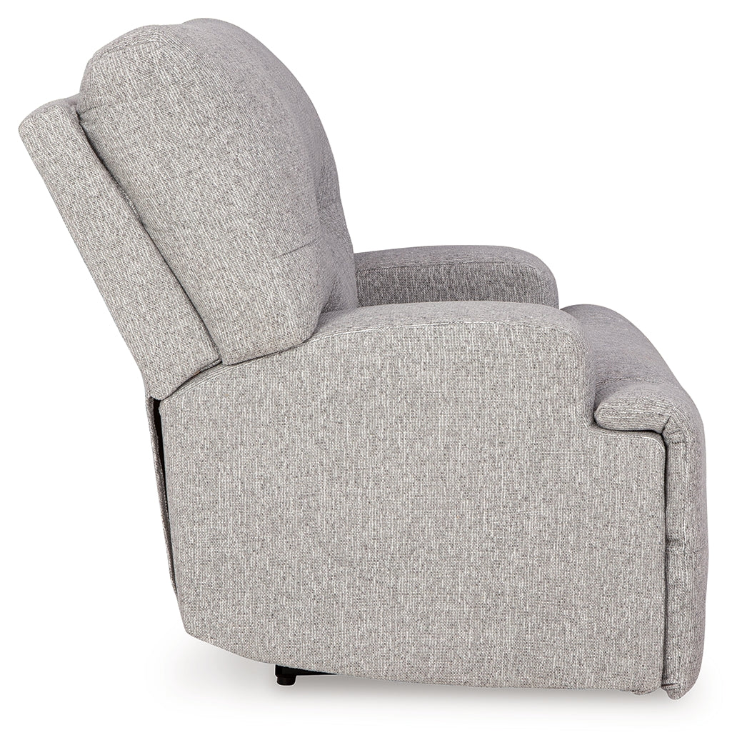 Acklen Place Pewter Oversized Power Recliner - 9360582