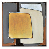 Actman Cream/Brown/Gray Wall Art - A8000428