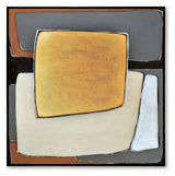 Actman Cream/Brown/Gray Wall Art - A8000428