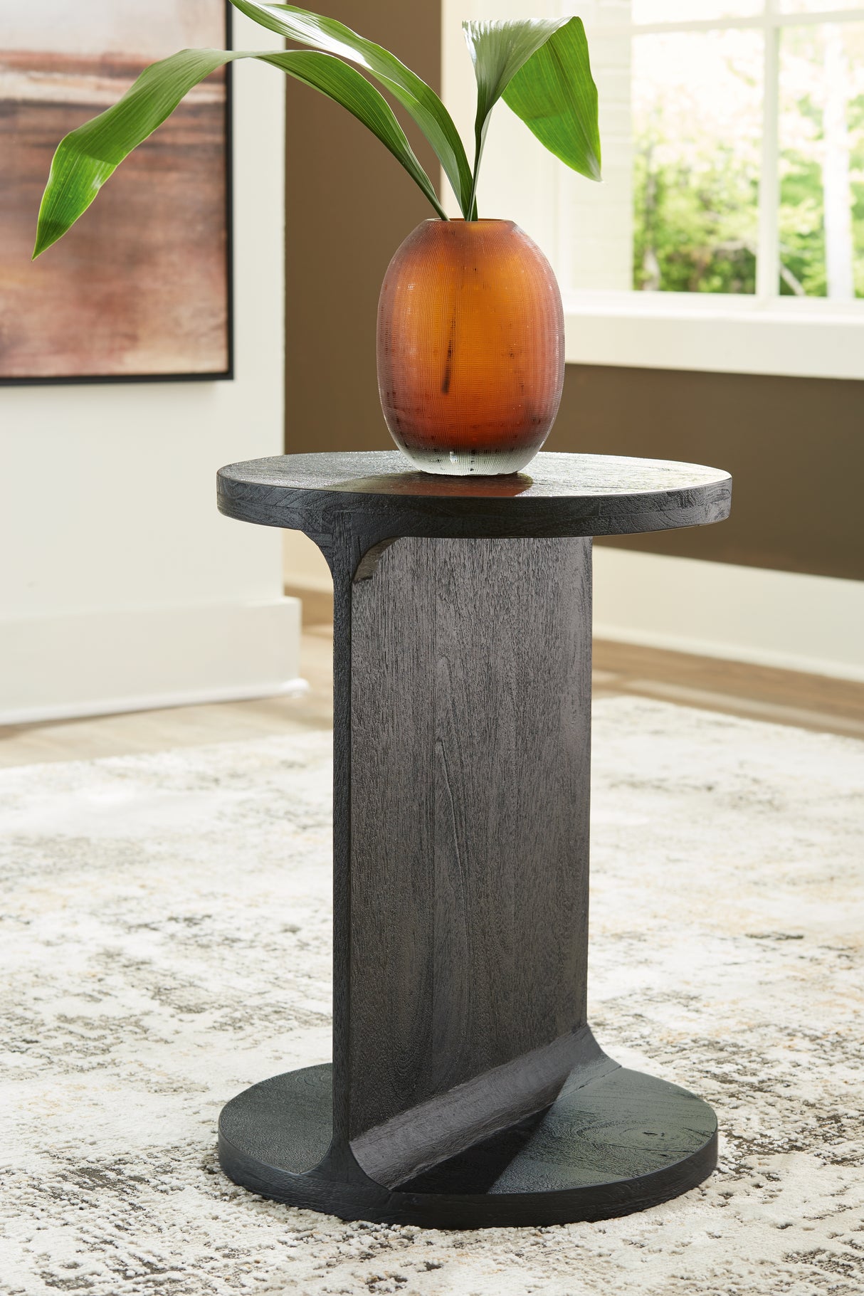 Adderley Black Accent Table - A4000600