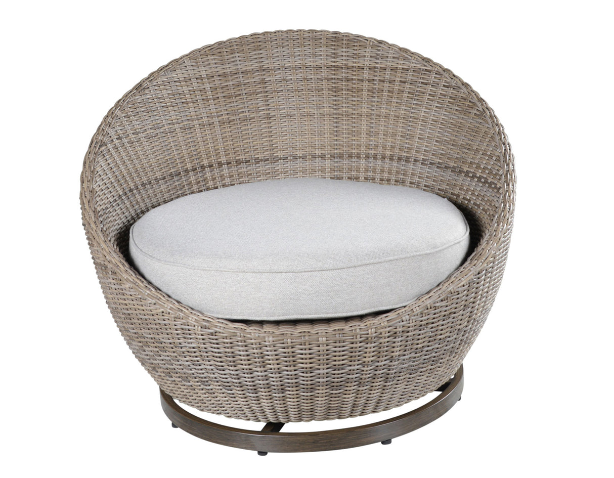 Adeline Patio 3-Pack(Round Side Table & 2 Swivel Accent Chairs) from Steve Silver - Luna Furniture