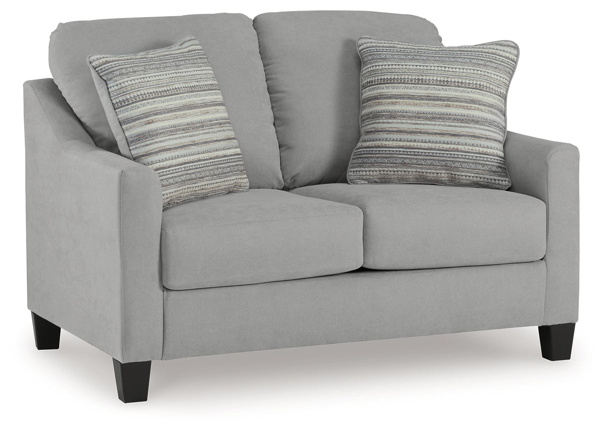 Adlai Shadow Loveseat from Ashley - Luna Furniture