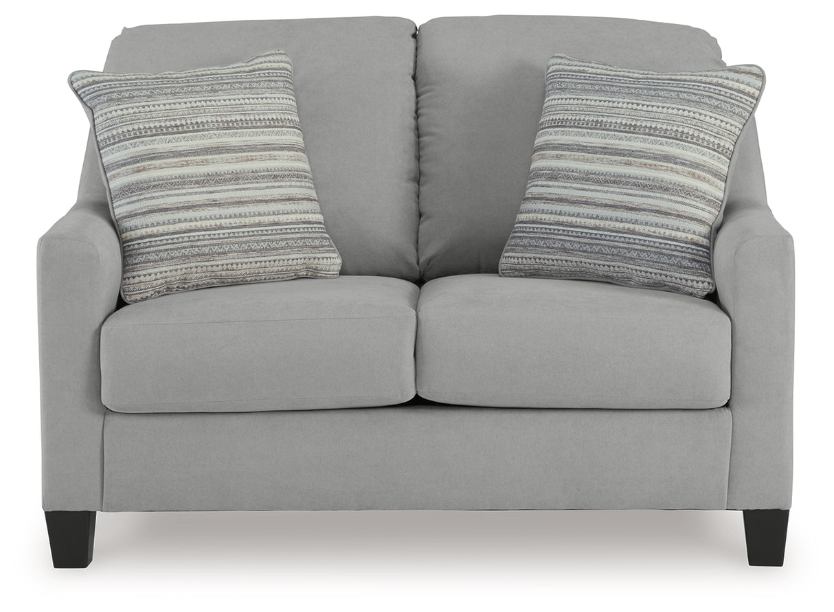 Adlai Shadow Loveseat from Ashley - Luna Furniture