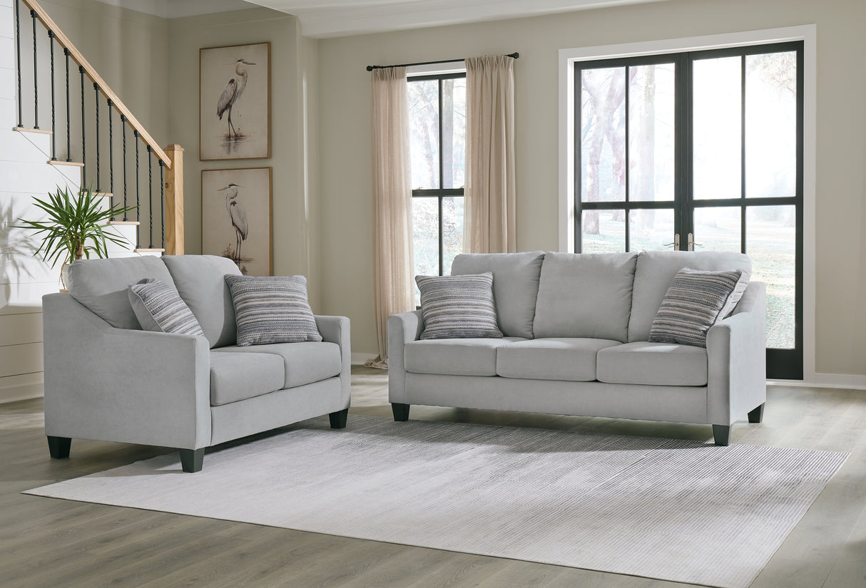 Adlai Sofa and Loveseat in Shadow - PKG019285