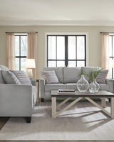 Adlai Sofa and Loveseat in Shadow - PKG019285